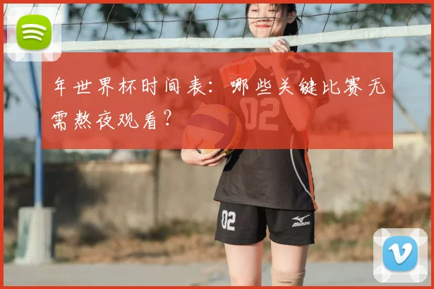 年世界杯时间表：哪些关键比赛无需熬夜观看？